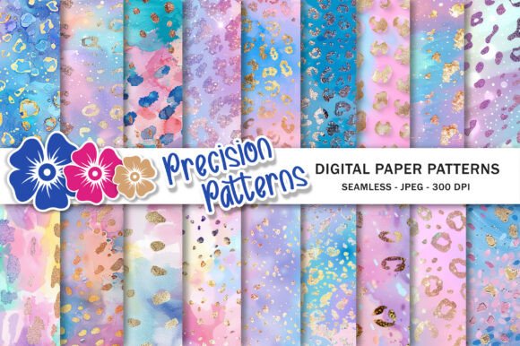 Download Pastel Leopard Print Glitter Background - Premium Resources