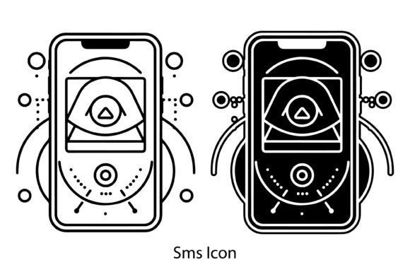 Download Sms Icon Outline Vector Simple Set - Simple Collection