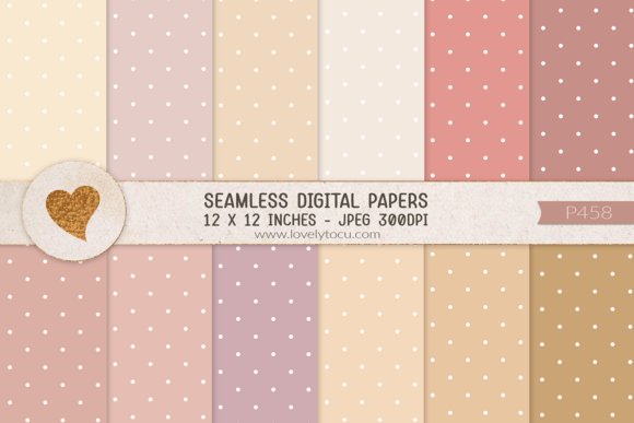 Download Pastel Polka Dot Seamless Paper Pack - Pastel Collection